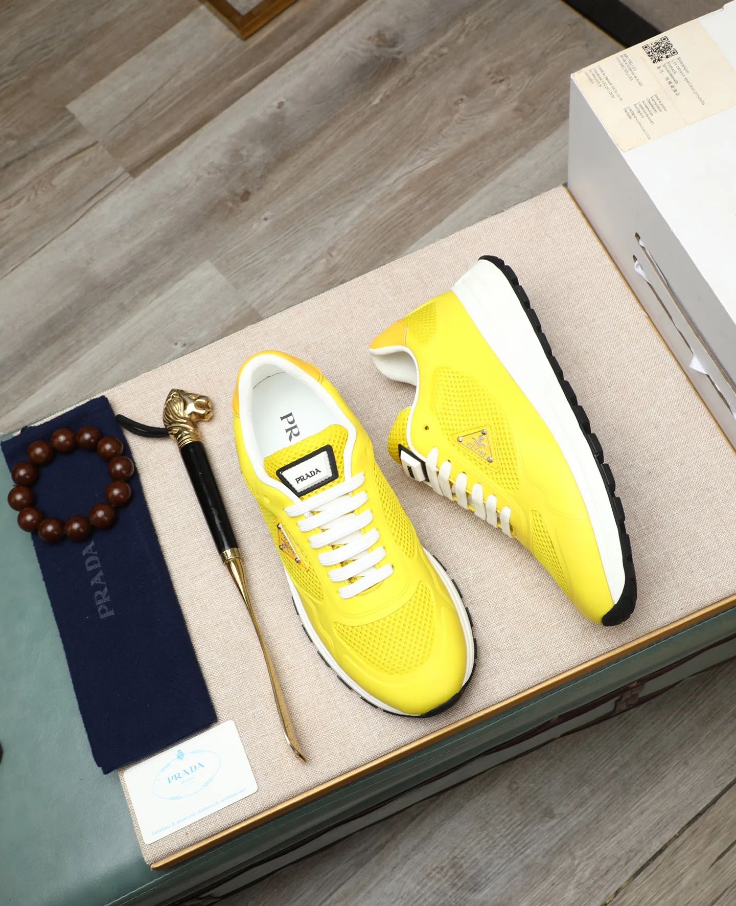 Men's shoes 💰580 [PRADA] Prada - High-end quality original order - Upper: 🔝 silk calfskin, brand canvas cloth, brand metal fasteners - Lining: mesh, foot pads; top-grade cowhide - Outsole: ultra-light TPU foam; molded outsole - Ultra-high quality control·Fine workmanship: highlighted (high-end·luxury·grade) -Size: 38-44 (45 can be customized) Wang
